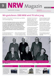 DBB NRW Magazin - Ausgabe 09.2018