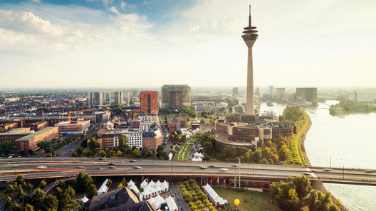 Blick auf Düsseldorf