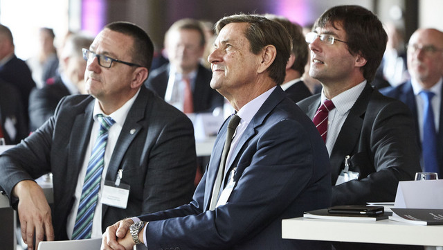 Erich Rettinghaus, Dr. Marcus Optendrenk und Andreas Bartsch, anläßlich der 70 Jahrsfeier des DBB NRW 