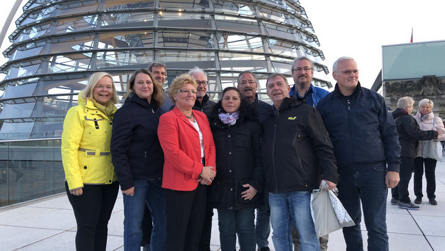 Sylvia Panthel MdB mit Vorstand des DBB Düsseldorf