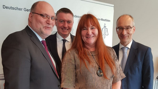 Wolfgang Römer, Frank Neuhaus, Astrid Petersen und Roland Staude (v. l.)